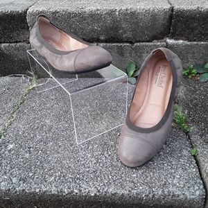 Josef Seibel Brown Leather Ballet Flats Size 8.5